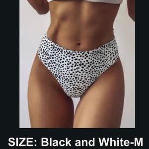 Medium high waisted bikini bottom